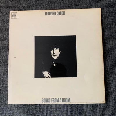 LP, Leonard Cohen, Songs From A Room LP, Engelsk udgave fra 1969

VG+(cover gået i limning)/VG+ - fl