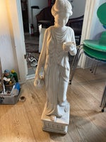 Marmor figur af græsk gudinde, 79cm, 2010 år gl.
