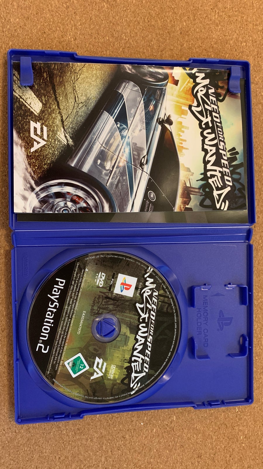Need for speed most wanted, PS2, racing