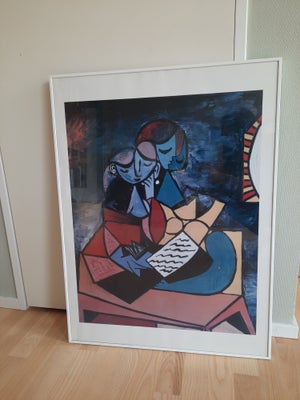 Andet, Pablo Picasso, motiv: Portrætter/Figurer, stil: Modernisme, b: 60 h: 80, Flot plakat i hvid m