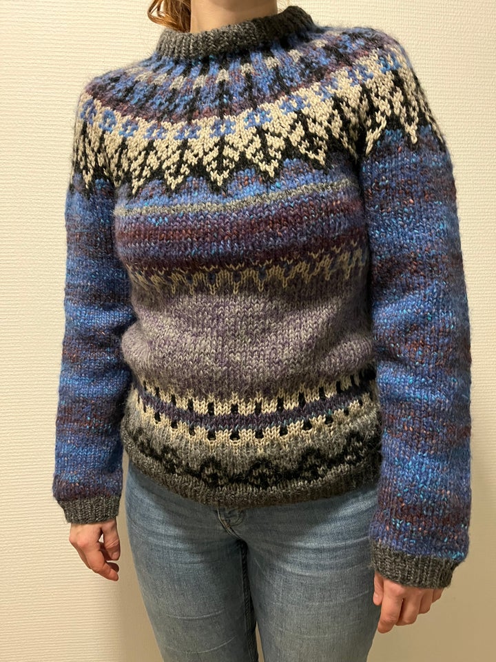 Sweater, Håndstrikket, str. 38