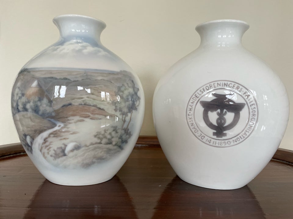 Vaser B&G , Porcelæn, 125 år gl.