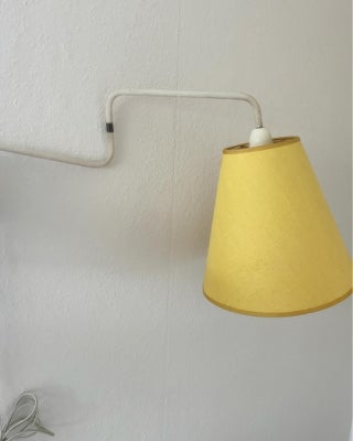 Original væglampe med svingarm, Vintage, Kan sendes 