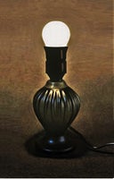 Lampe, Vintage Eslau Keramik