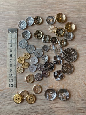 Plain Brass Military Buttons with Shanks