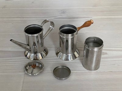 Kaffebrygger, Alessi, Vintage Napolitansk Alessi kaffebrygger

Original napolitansk kaffemaskine, i 