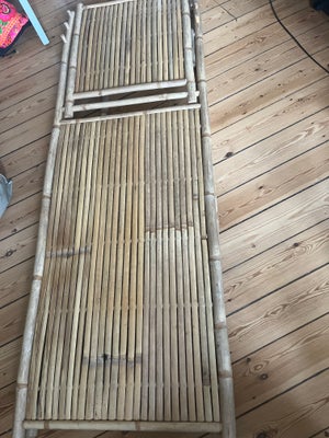 Daybed, bambus, 1 pers., Stort set helt ny. 

70x200x30