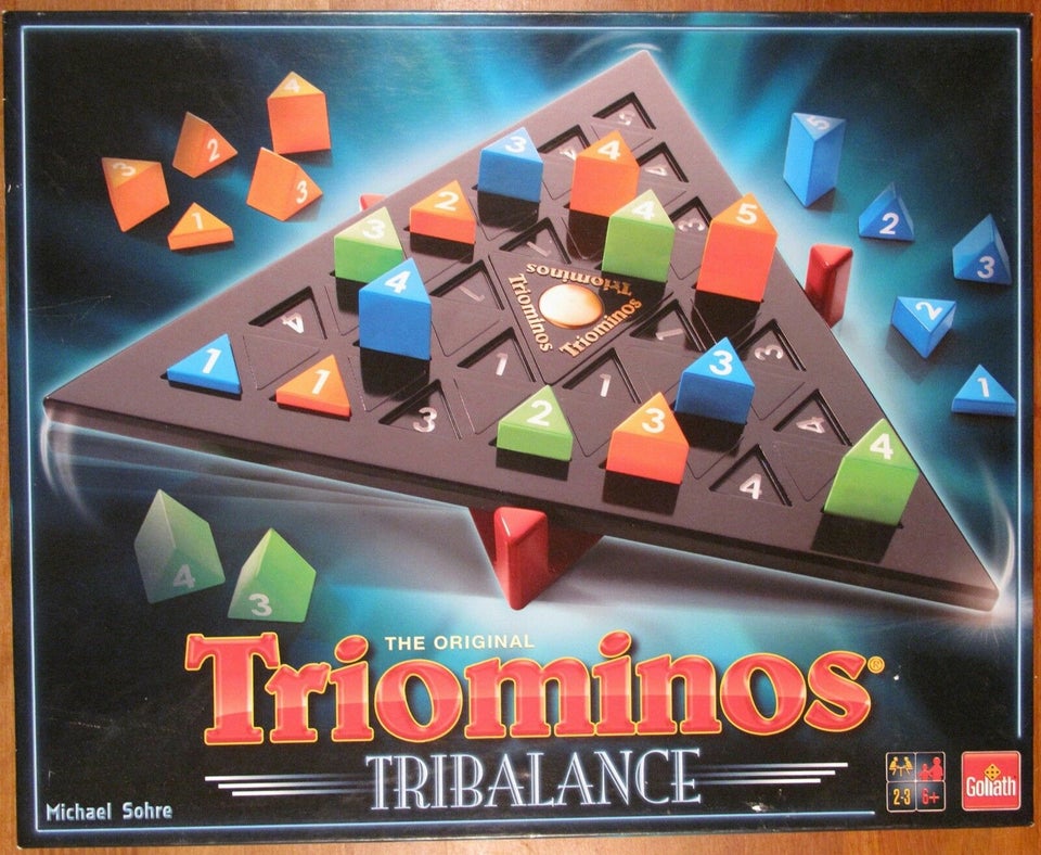 Triominos Tribalance (Goliath), familiespil, brætspil