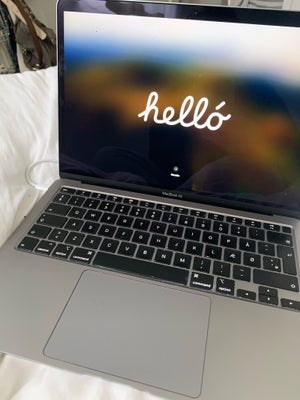 MacBook Air, 2020, Rimelig, Sælger min macbook air, da jeg har købt en ny.
Den er godt brugt men fun