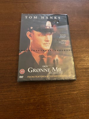 Den Grønne Mil, DVD, thriller, Den Grønne Mil på dvd. Forsegling intakt.