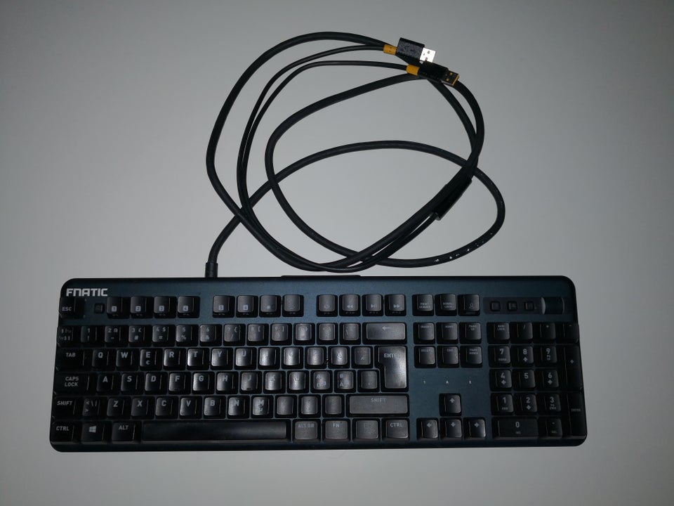 Gaming, Fnatic Streak, Mekanisk tastatur med nordic layout