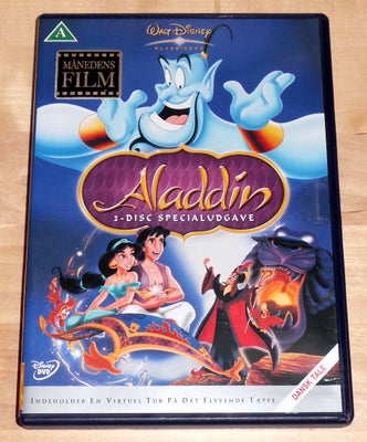 Aladdin, instruktør Walt Disney, DVD, tegnefilm, Walt Disney Klassikere nr. 31: Aladdin.

2 - disc s