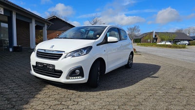 Peugeot 108, 1,0 e-VTi 69 Active, Benzin, 2016, km 198000, hvid, nysynet, aircondition, ABS, airbag,