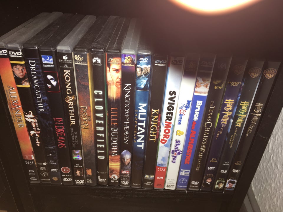 DVD samling m. storfilm, cultfilm og mere, DVD