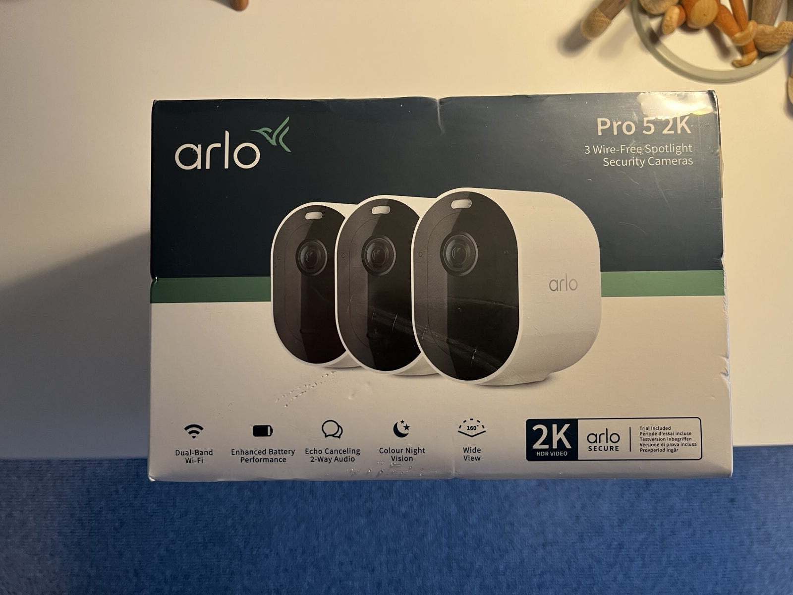 Overvågningskamera, Arlo Pro 5 Hvid 3 pak