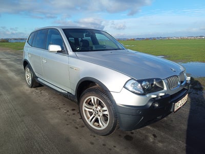 BMW X3, 2,5i Steptr., Benzin, 4x4, aut. 2004, km 309000, sølvmetal, træk, klimaanlæg, ABS, airbag, a