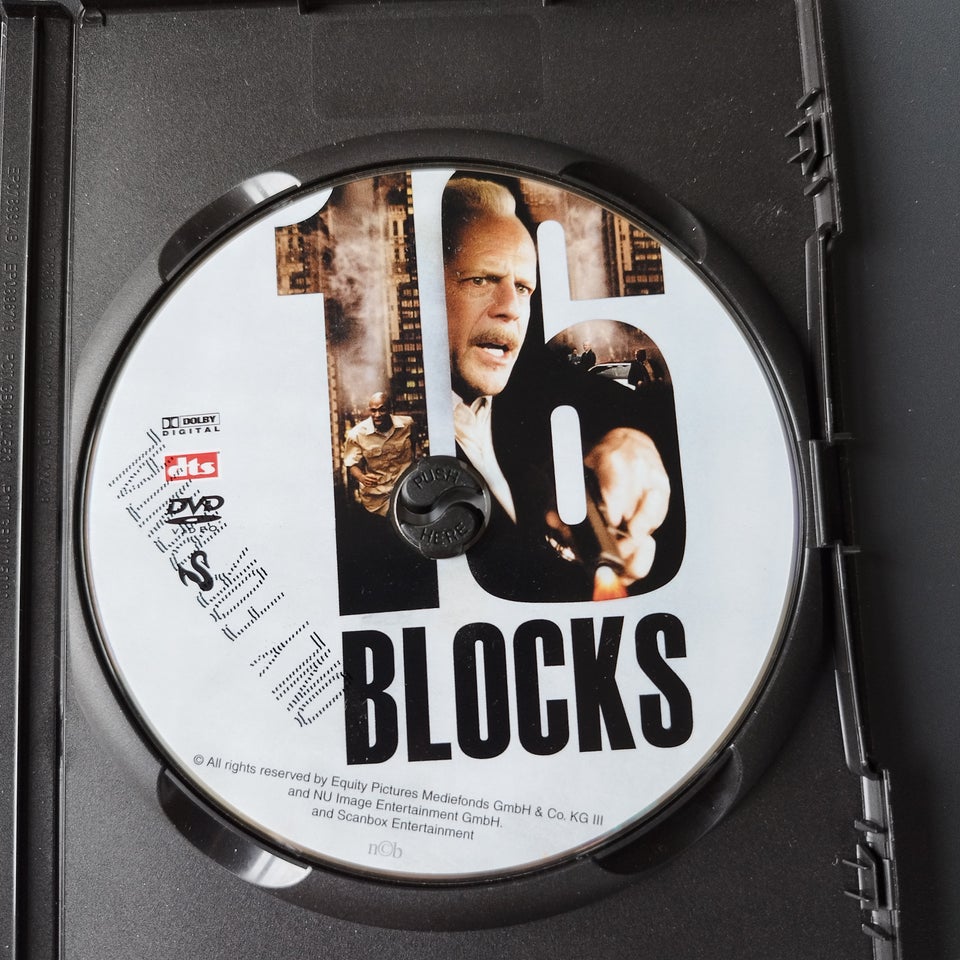 16 Blocks.Bruce Willis., DVD, action