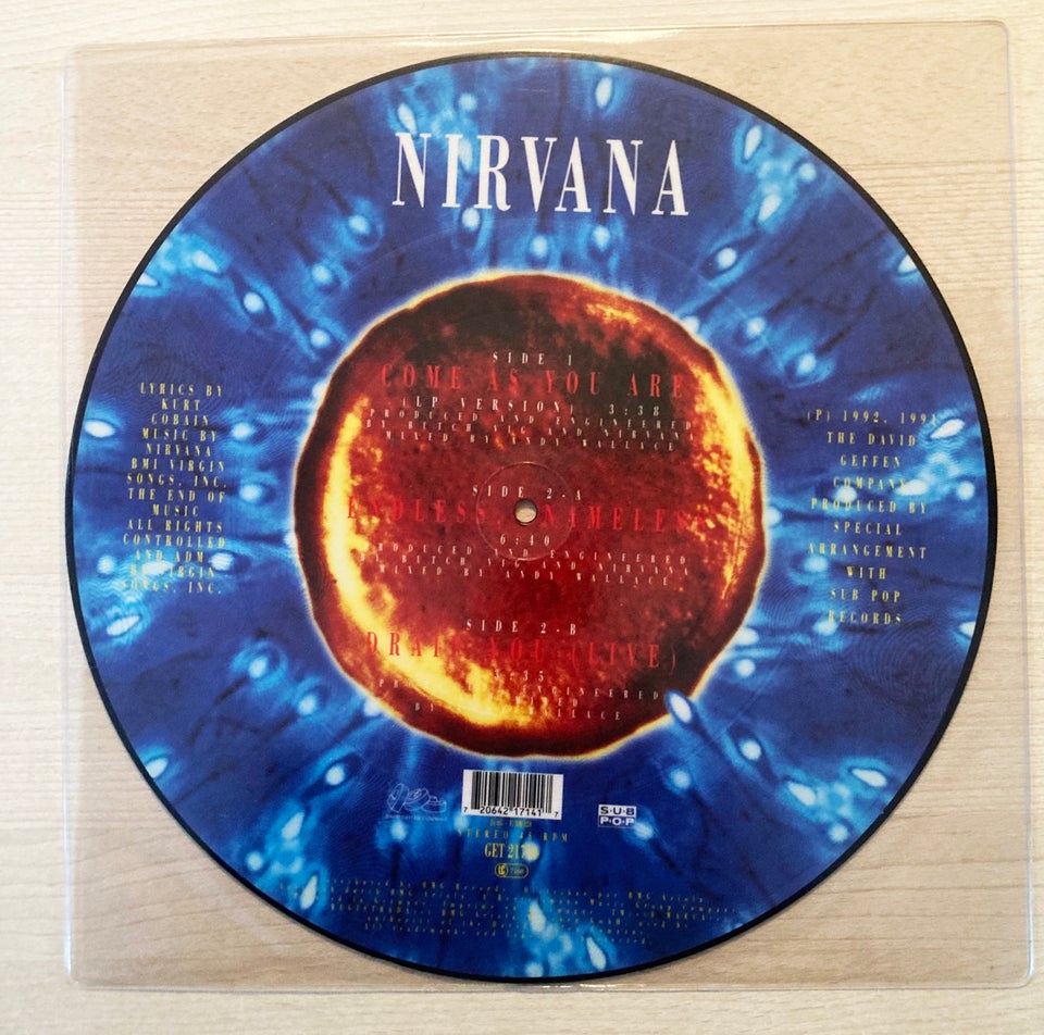 Maxi-single 12", Nirvana, Come As You Are