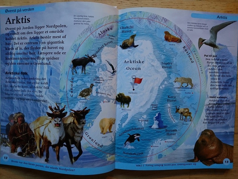 Billedatlas - illustreret atlas for børn, Anita Ganeri og