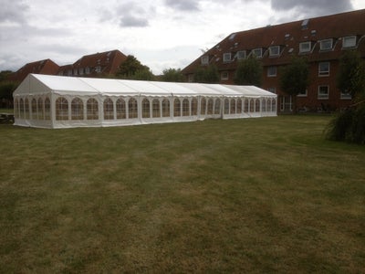 Festtelt / Partytelt, Professionelle telte
Telte kan der laves:
6 meter telte 6 x 6-9-12-15-18-21m 
