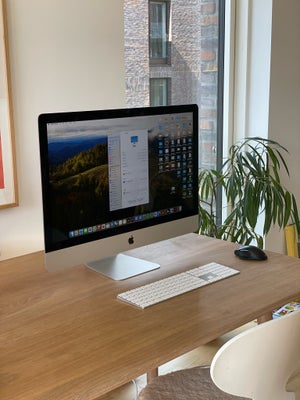 iMac, 27” 5k, 3,6 GHz, 64 GB ram, 1000 GB harddisk, Perfekt, Sælger min Apple iMac med en 27" Retina