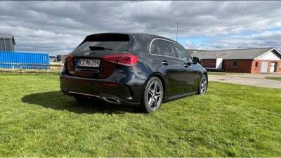 Mercedes A180 d, 1,5 AMG Line aut., Diesel, 4x4, aut. 2017, km 105000, sortmetal, træk, klimaanlæg, 