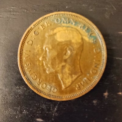 Vesteuropa, mønter, Kong Georg 1946, 1946, Kong Georg
England Mønt 