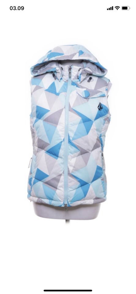 Skijakke, Volcom womens Down vest, str. Small