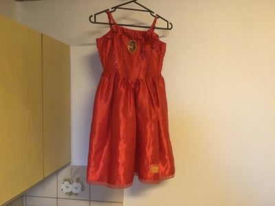 Udklædningstøj, Rød Pige Kjole Pigekjole Kostume, Disney Top Toy, str. 116, Gaveide : Nyvasket Rød P
