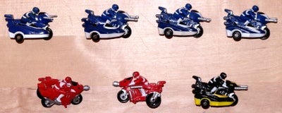 12 minifigurer på motorcykel / motorcykler, L.G.T.I. / MicroMachines / Galoob - 1992 og 1994, Bl.a. 