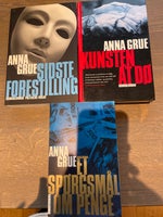 Prisen er for alle 3 bøger sælges samlet Anna Grue, Anna