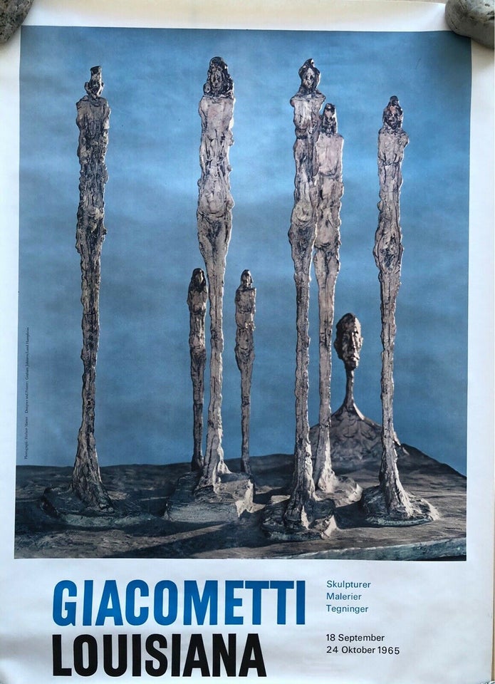 Plakat, Giacometti , motiv: Louisiana – dba.dk – Køb og Salg af og Brugt