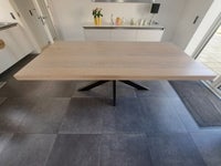 Enestående spisebord dansk Egetræ 6cm Planker
