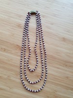 Halskæde, perler, 3-i-1 perlekæde