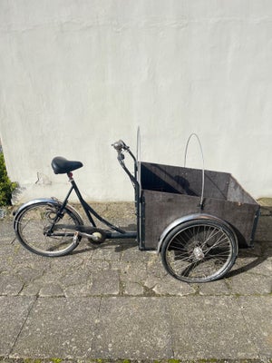 Ladcykel, Original Christiania ladcykel
Skal lappes på det ene hjul
Cykellås medfølger

Fast pris, k