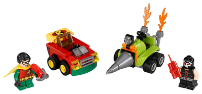 Lego Super heroes, 76062 Mighty Micros: Robin vs. Bane
Komplet med byggevejledninger minifigurer og 