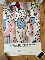 Poster, Roy Left chtenstein, motiv: Nudes with beach ball