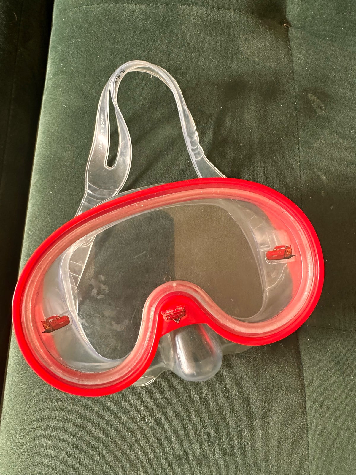 cars dykkermaske dykkerbriller rød