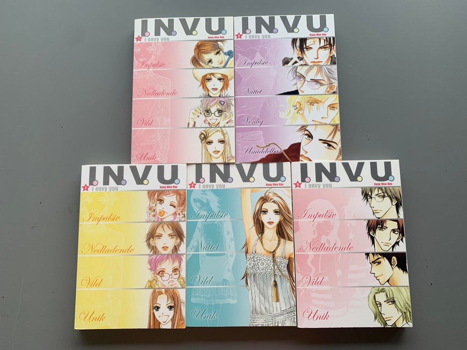 I.N.V.U. manga volumes buy 1-5