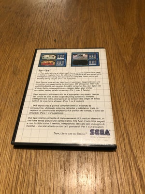 Sega master spil, Sælges 

Spil på Sega card


Spy vs Spy pris 375

Bank panic pris 500

My Hero pri