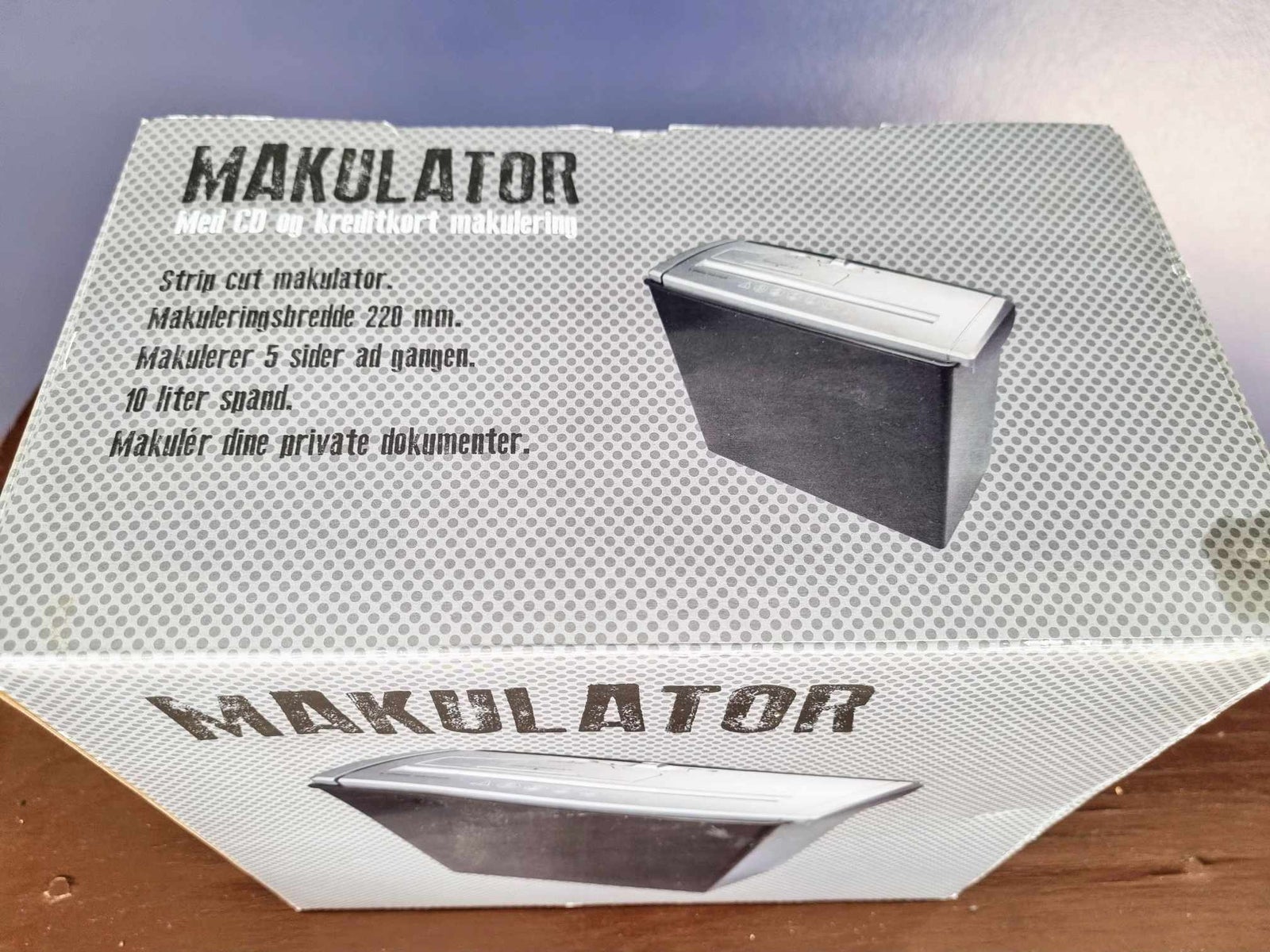 Makulator