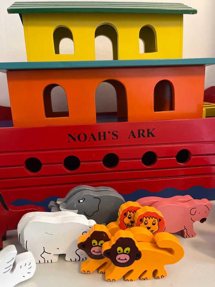 Dyr, Noahs ark træ skib med dyr, Ukendt