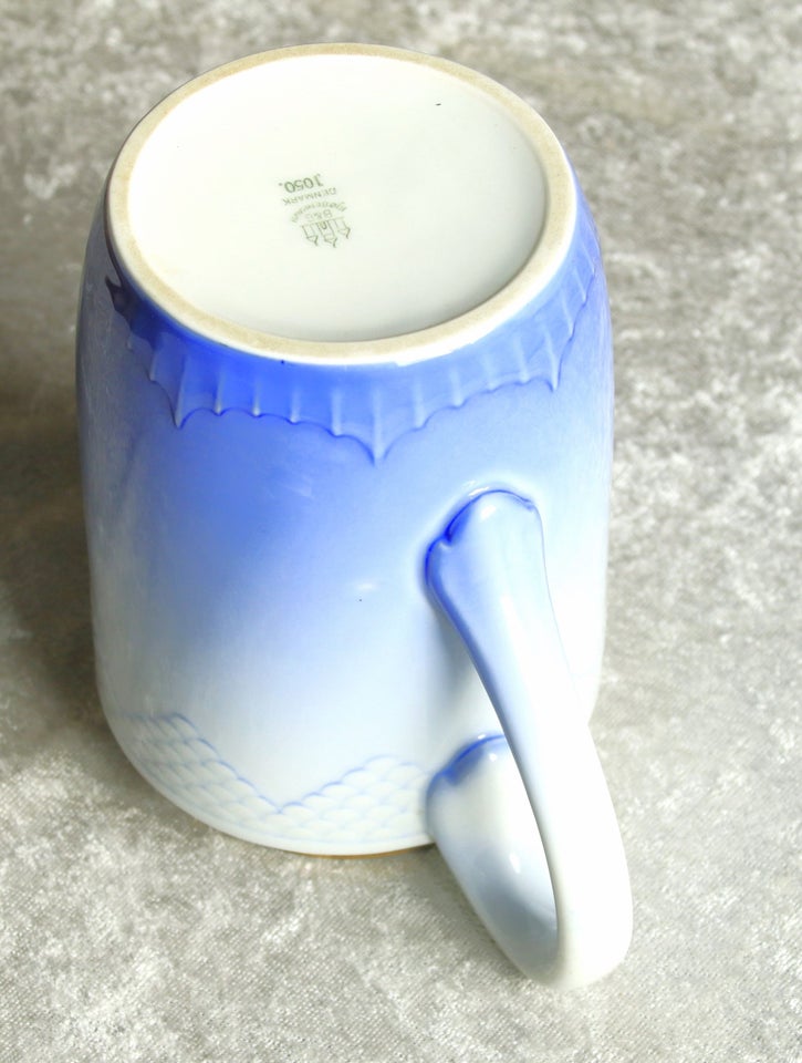 Porcelæn, Kaffekande, Blå Tone med guldkant