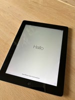 iPad 4, 16 GB, sort