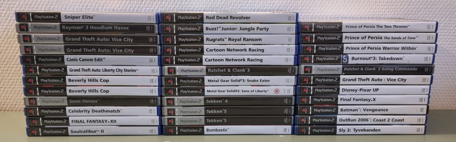 Diverse spil, PS2