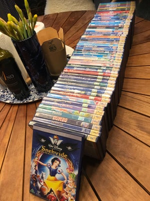 Disney samlingen 1-55, DVD, tegnefilm, Sælges kun samlet