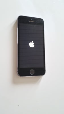 iPhone 5S, 16 GB, sort, God, God stand.
Fint batteri.
Oplader medfølger ikke.