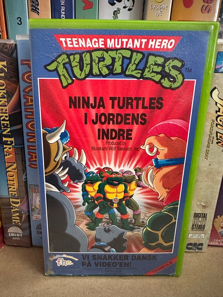 Tegnefilm, Ninja Turtles i jordens indre