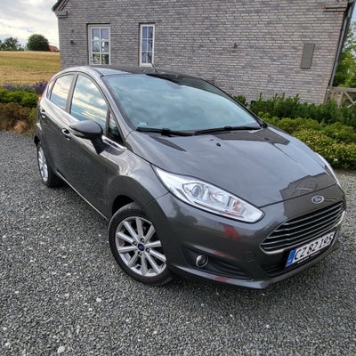 Ford Fiesta, 1,0 EcoBoost Titanium, Benzin, 2017, km 124000, koksmetal, nysynet, klimaanlæg, aircond