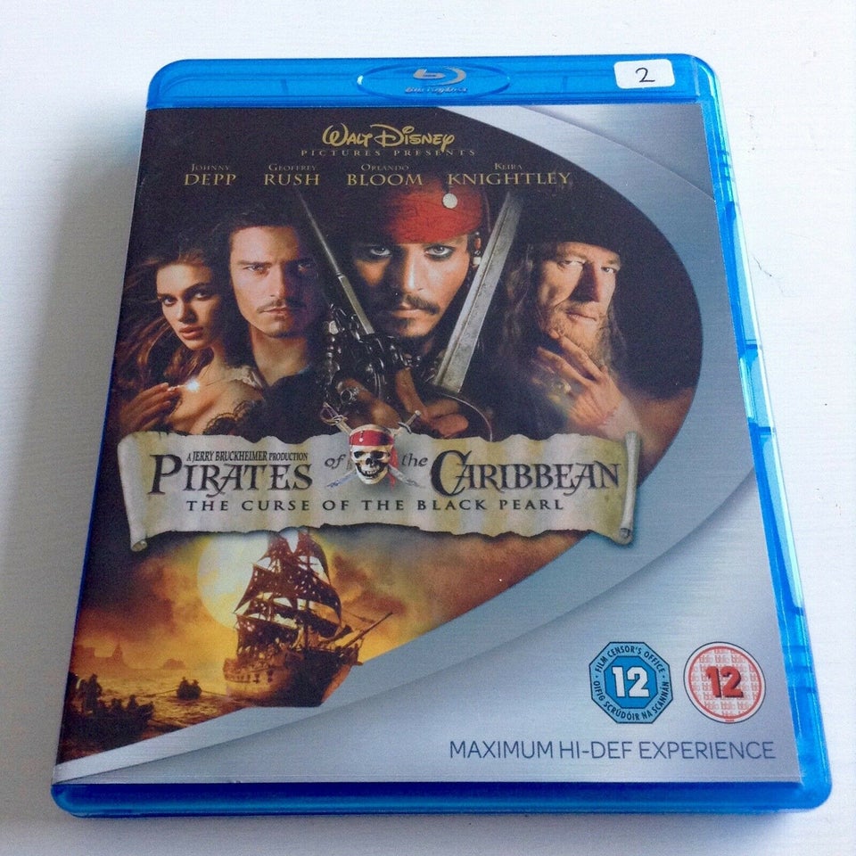 Pirates Of The Caribbean: The Curse Of The Black, Blu-ray,